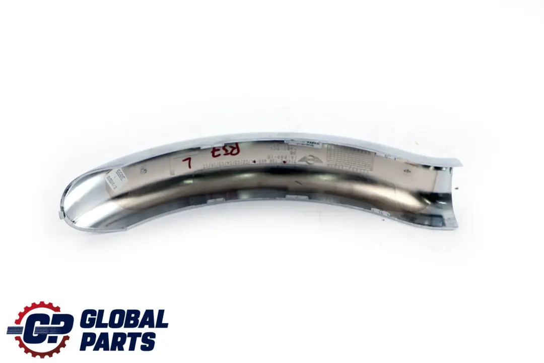BMW Mini Cooper Cabrio R57 R57N LCI Upper Trim For Rollover Bar Chrome Left N/S - SKU 2756463 - Part number 2757946