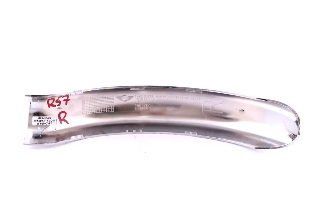 *Mini Cooper Cabrio R57 R57 LCi Verkleidung Überrollschutz Chrom Rechts für mit Teilenummer 2757946 *Mini Cooper Cabrio R57 R57 LCi Verkleidung Überrollschutz Chrom Rechts - SKU 2756464 - Teilenummer 2757946