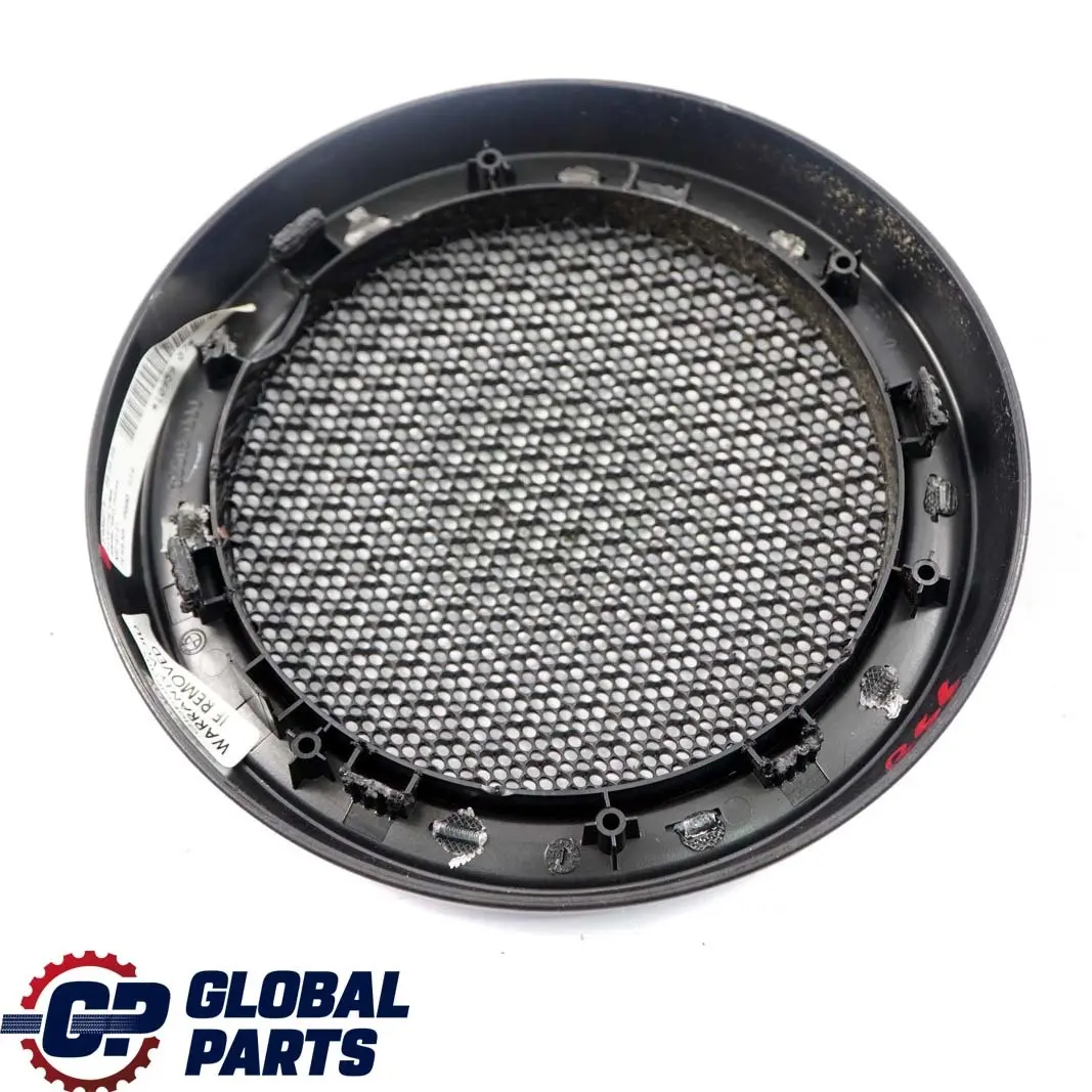 Mini R56 R57 Left Right Door Card Lower Woofer Loudspeaker Cover Black Chrome - SKU 2756567 - Part number 2756567
