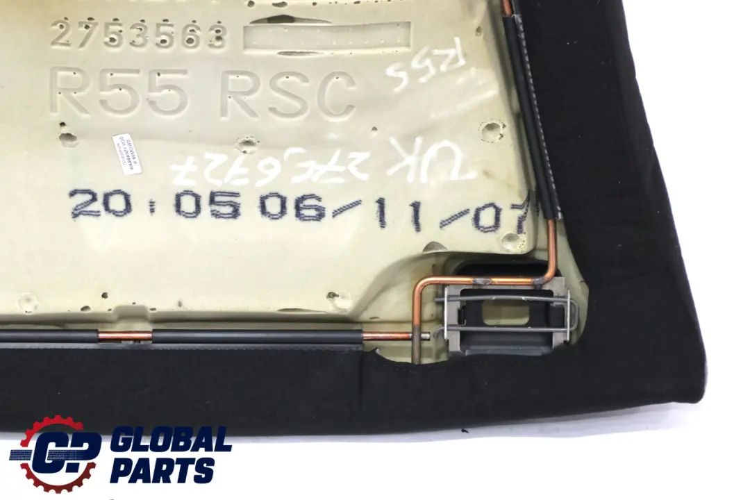 MINI Clubman R55 Kanapa tylna tył czarna półskóra - SKU 2756727 - Numer Części 2756727