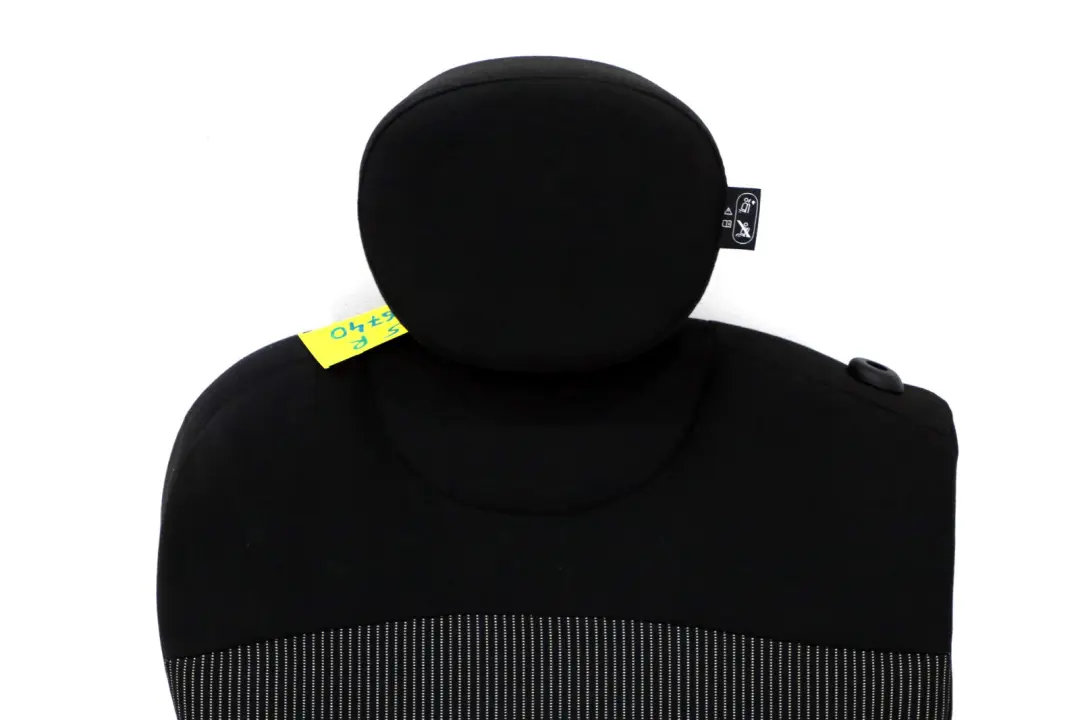 BMW Mini Clubman R55 Rear Right O/S Cloth Leather Seat Cushion Backrest Black - SKU 2756740 - Part number 2756740