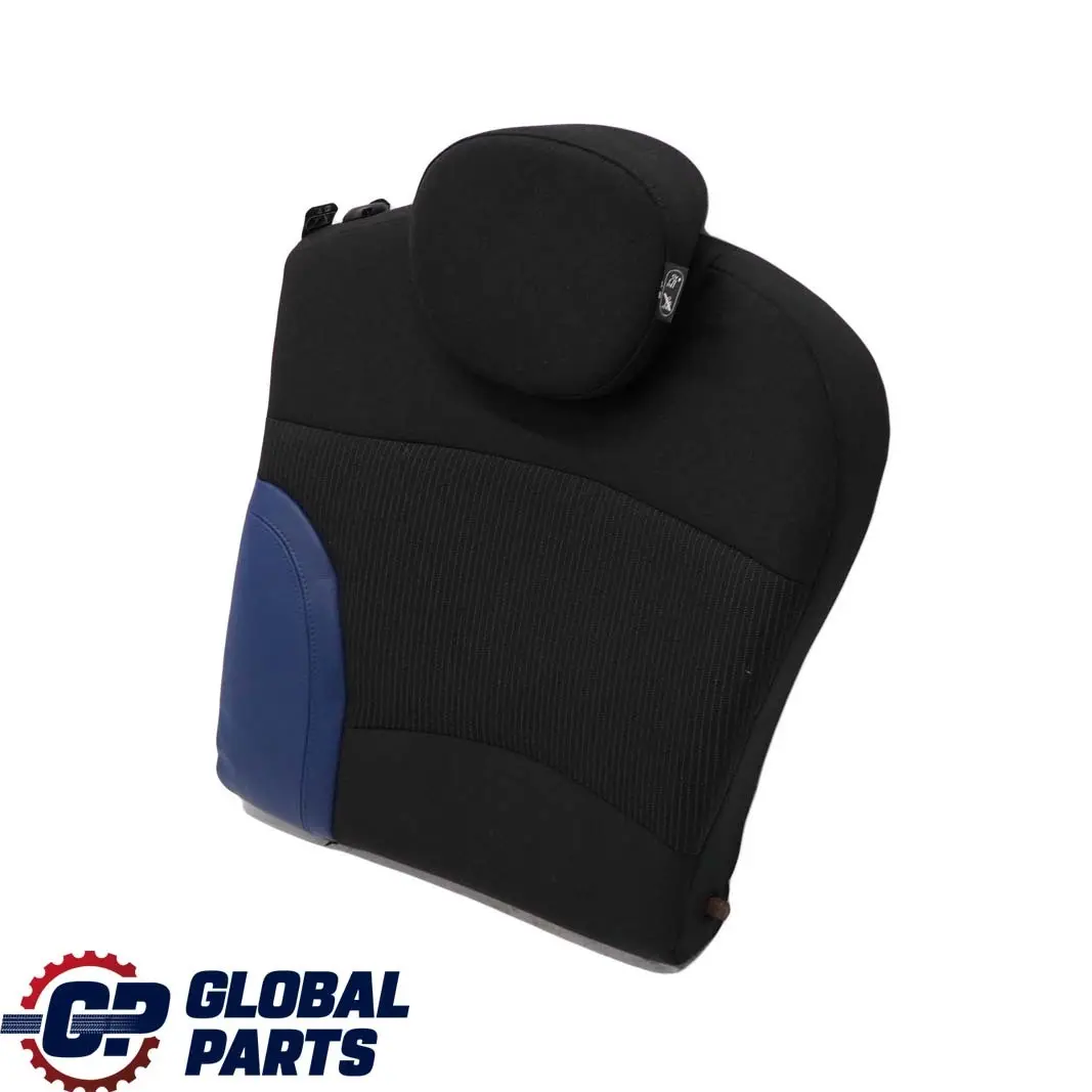 Respaldo Asiento Trasero Izquierdo Tela / Cuero Azul para Mini Cooper One R55 Clubman con número de pieza 2756741 Mini Cooper One R55 Clubman Respaldo Asiento Trasero Izquierdo Tela / Cuero Azul - SKU 2756741 - Número de pieza 2756741
