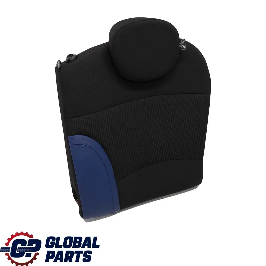 Respaldo Asiento Trasero Izquierdo Tela / Cuero Azul para Mini Cooper One R55 Clubman con número de pieza 2756741 Mini Cooper One R55 Clubman Respaldo Asiento Trasero Izquierdo Tela / Cuero Azul - SKU 2756741 - Número de pieza 2756741