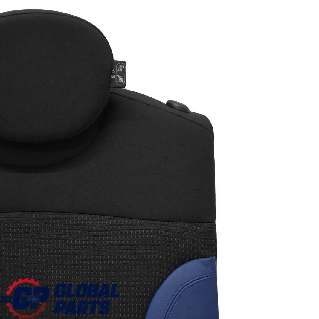 Mini One R55 Clubman Trasero Derecho O / Respaldo del asiento Tela / Cuero Azul - SKU 2756742 - Número de pieza 2756742