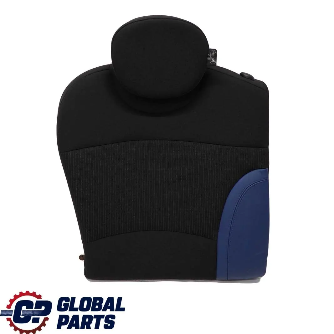 Trasero Derecho O / Respaldo del asiento Tela / Cuero Azul para Mini One R55 Clubman con número de pieza 2756742 Mini One R55 Clubman Trasero Derecho O / Respaldo del asiento Tela / Cuero Azul - SKU 2756742 - Número de pieza 2756742