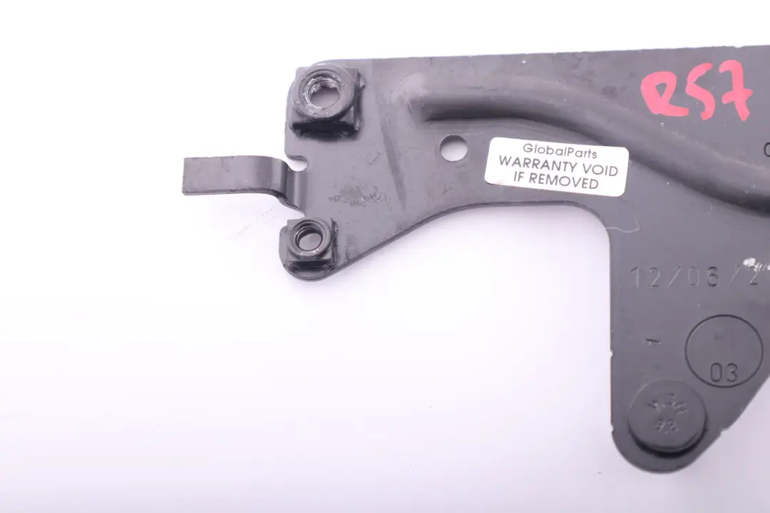 R57N Piastra Montaggio Soft Top Pieghevole Cabio Destra per Mini Cooper R57 con numero di parte 2756880 Mini Cooper R57 R57N Piastra Montaggio Soft Top Pieghevole Cabio Destra - SKU 2756880 - Numero di parte 2756880