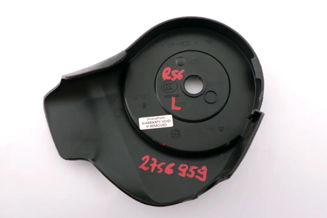 Front Seat Lever Inner Left Carbon Black to BMW Mini Cooper One R55 R56 R57 LCI with Part number 2756959 BMW Mini Cooper One R55 R56 R57 LCI Front Seat Lever Inner Left Carbon Black - SKU 2756959 - Part number 2756959