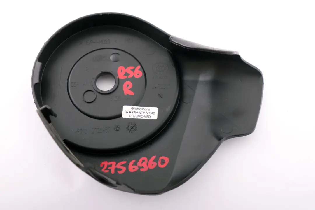  *Mini Cooper One R55 R56 R57 LCI Vorne Rechts Sitz Hebel Abdeckung Schwarz - SKU 2756960 - Teilenummer 2756960