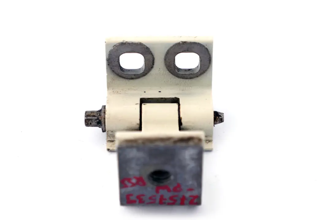 Hinge Clubdoor Rear Top Upper Pepper White 7167462 to BMW Mini Clubman R55 with Part number 2757539 BMW Mini Clubman R55 Hinge Clubdoor Rear Top Upper Pepper White 7167462 - SKU 2757539-PW - Part number 2757539