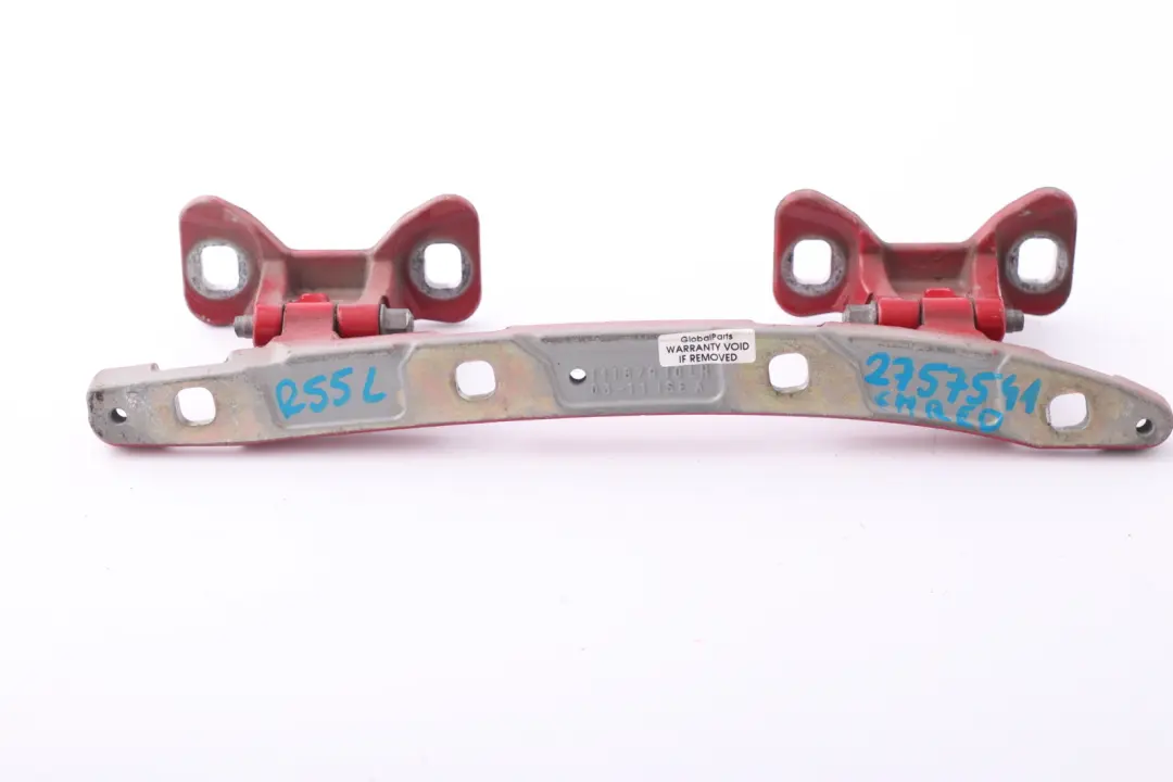 Hinge Split Rear Door Left N/S Chili Red to Mini Cooper Clubman R55 with Part number 2757541 Mini Cooper Clubman R55 Hinge Split Rear Door Left N/S Chili Red - SKU 2757541-CHRED - Part number 2757541