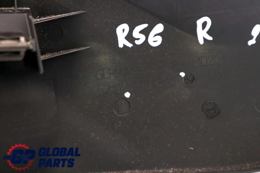 BMW Mini R56 R57 Front Seat Outer Right O/S Covering Cover Trim Black - SKU 2757640 - Part number 2757640
