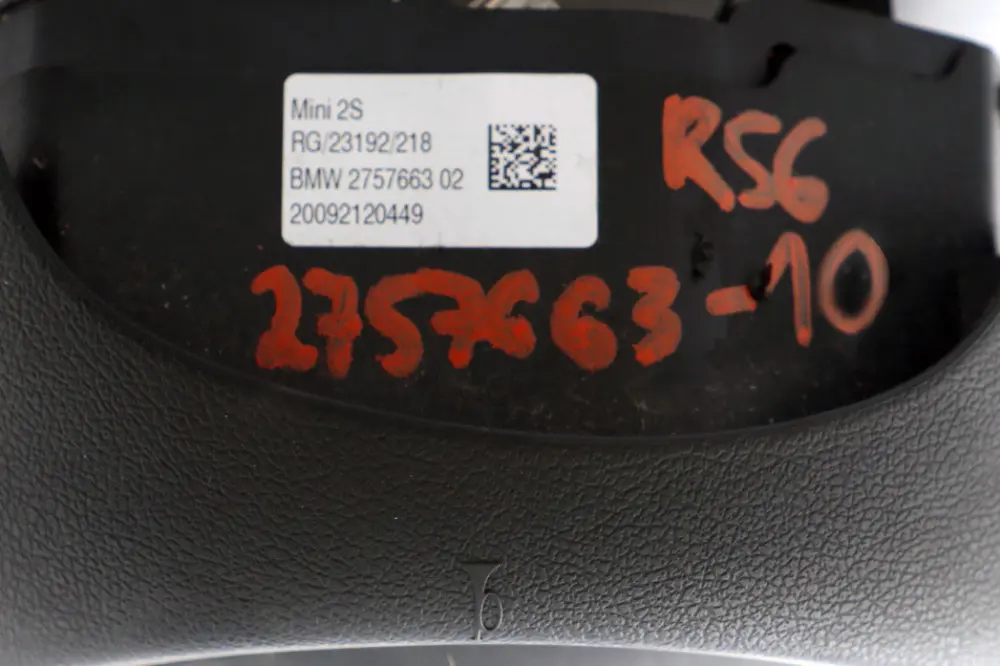 £Mini Cooper One R55 R56 R57 Steering Wheel Driver's Side Module 2751184 to with Part number 2757663 £Mini Cooper One R55 R56 R57 Steering Wheel Driver's Side Module 2751184 - SKU 2757663-10 - Part number 2757663