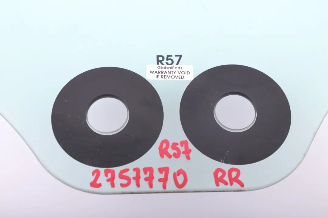 Mini R57 Cabrio Ventana lateral trasera derecha 5137 - SKU 2757770 - Número de pieza 2757770