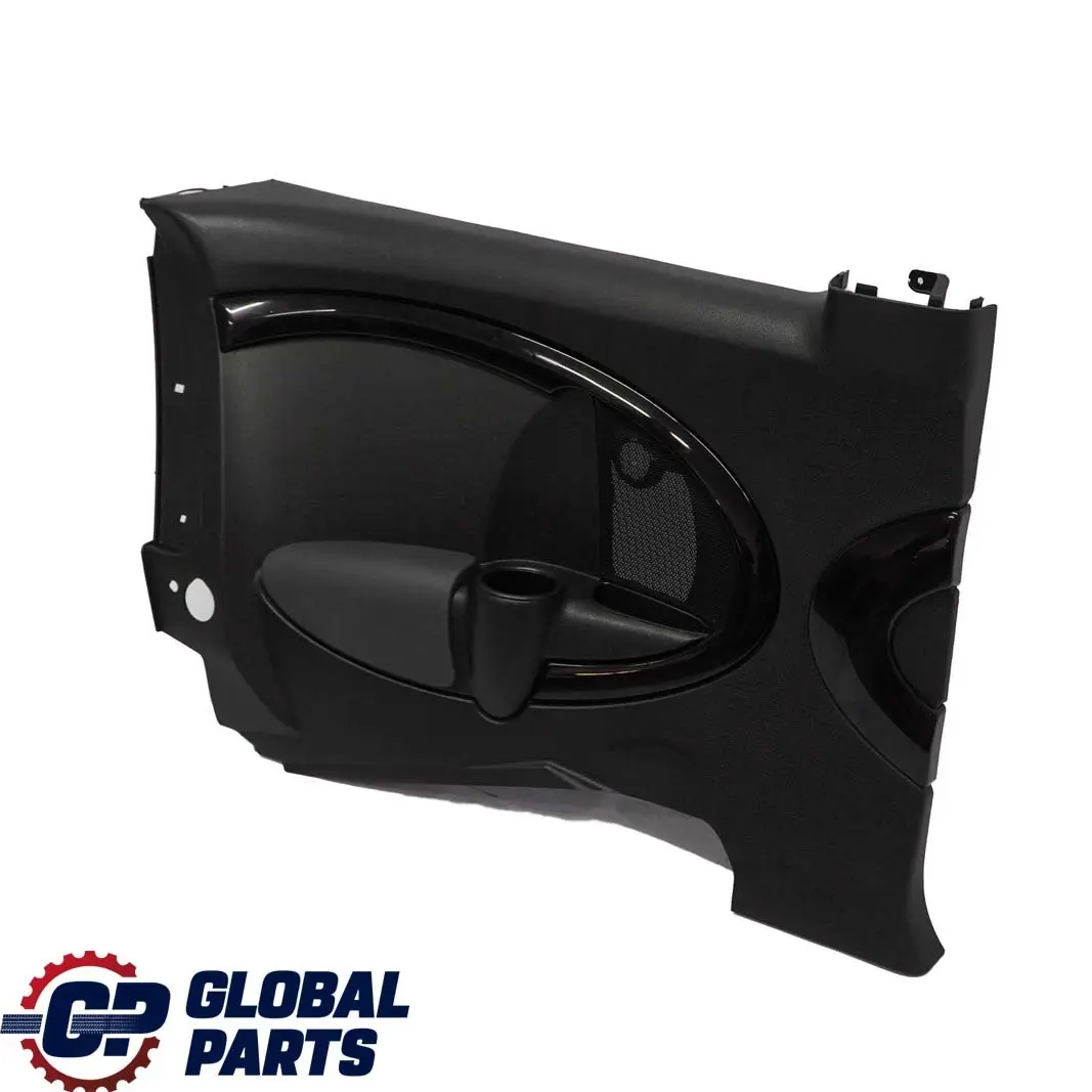 Left N/S Lateral Side Trim Panel Carbon Black to BMW Mini Clubman R55 Rear with Part number 2757835 BMW Mini Clubman R55 Rear Left N/S Lateral Side Trim Panel Carbon Black - SKU 2757835-1 - Part number 2757835