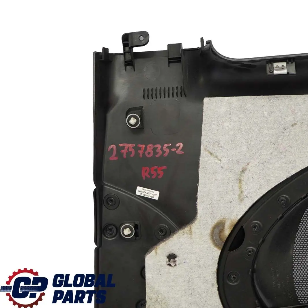 Rivestimento Laterale Posteriore Sinistra Nero Carbonio per Mini Clubman R55 con numero di parte 2757835 Mini Clubman R55 Rivestimento Laterale Posteriore Sinistra Nero Carbonio - SKU 2757835-2 - Numero di parte 2757835