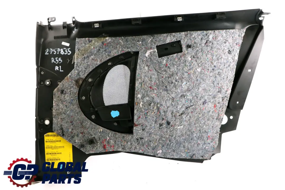 BMW Mini Clubman R55 Seitenverkleidung Hinten Links Carbon Black Silber - SKU 2757835 - Teilenummer 2757835