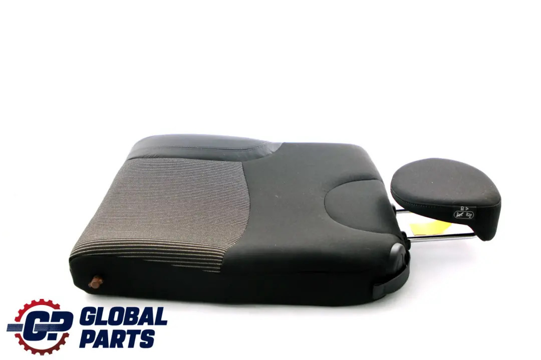 BMW Mini R57 Cabrio Rear Left Seat N/S Half Leather Backrest Carbon Black - SKU 2757895 - Part number 2757895