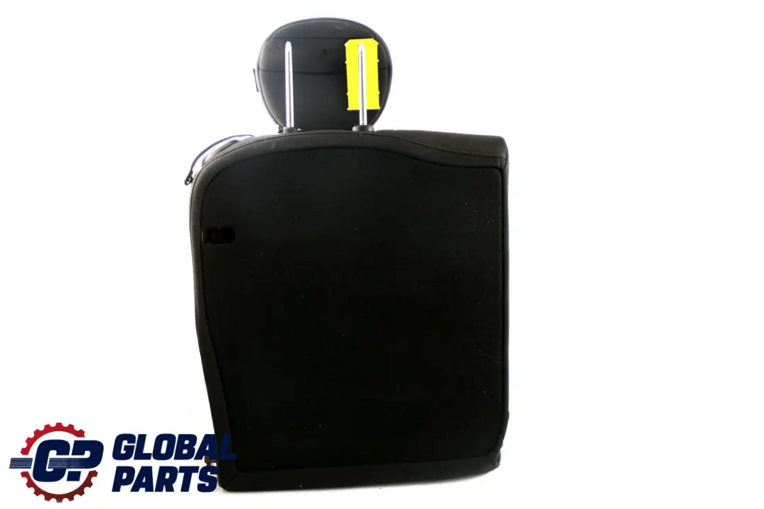 BMW Mini R57 Cabrio Rear Left Seat N/S Half Leather Backrest Carbon Black - SKU 2757895 - Part number 2757895