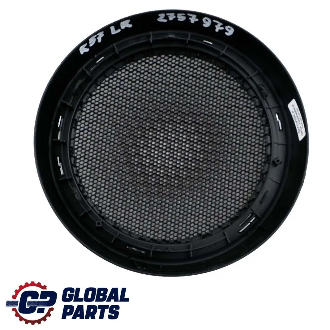 Mini Cooper R57 Cover Door Card Lower Bass Loudspeaker Left Right Chrome - SKU 2757979 - Part number 2757979