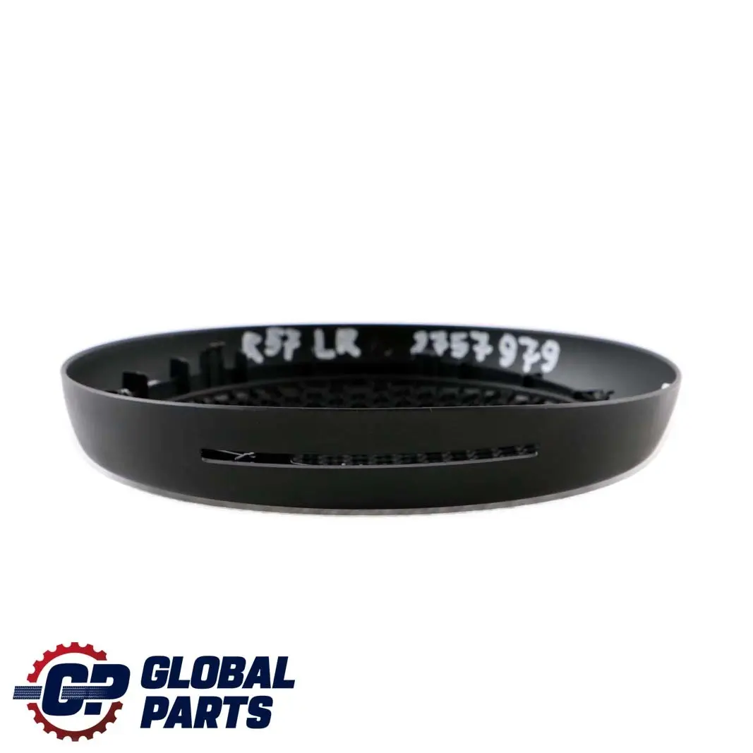 Door Card Lower Bass Loudspeaker Left Right Chrome to Mini Cooper R57 Cover with Part number 2757979 Mini Cooper R57 Cover Door Card Lower Bass Loudspeaker Left Right Chrome - SKU 2757979 - Part number 2757979
