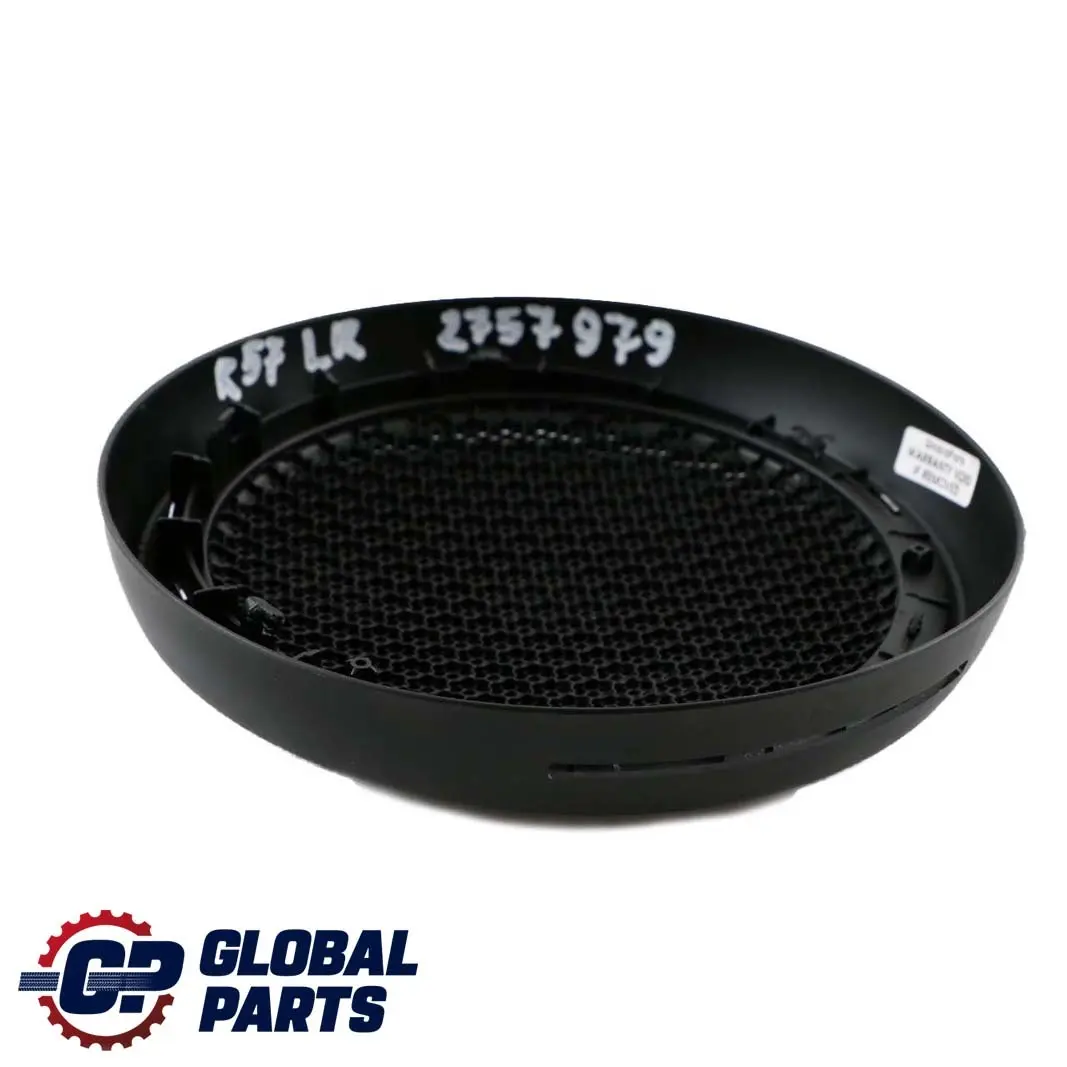 Door Card Lower Bass Loudspeaker Left Right Chrome to Mini Cooper R57 Cover with Part number 2757979 Mini Cooper R57 Cover Door Card Lower Bass Loudspeaker Left Right Chrome - SKU 2757979 - Part number 2757979