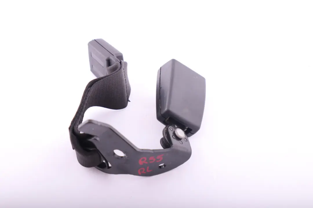 Left N/S Centre Seat Belt Clip Clasp Buckle to BMW MINI Cooper Clubman R55 Rear with Part number 2758069 BMW MINI Cooper Clubman R55 Rear Left N/S Centre Seat Belt Clip Clasp Buckle - SKU 2758069 - Part number 2758069