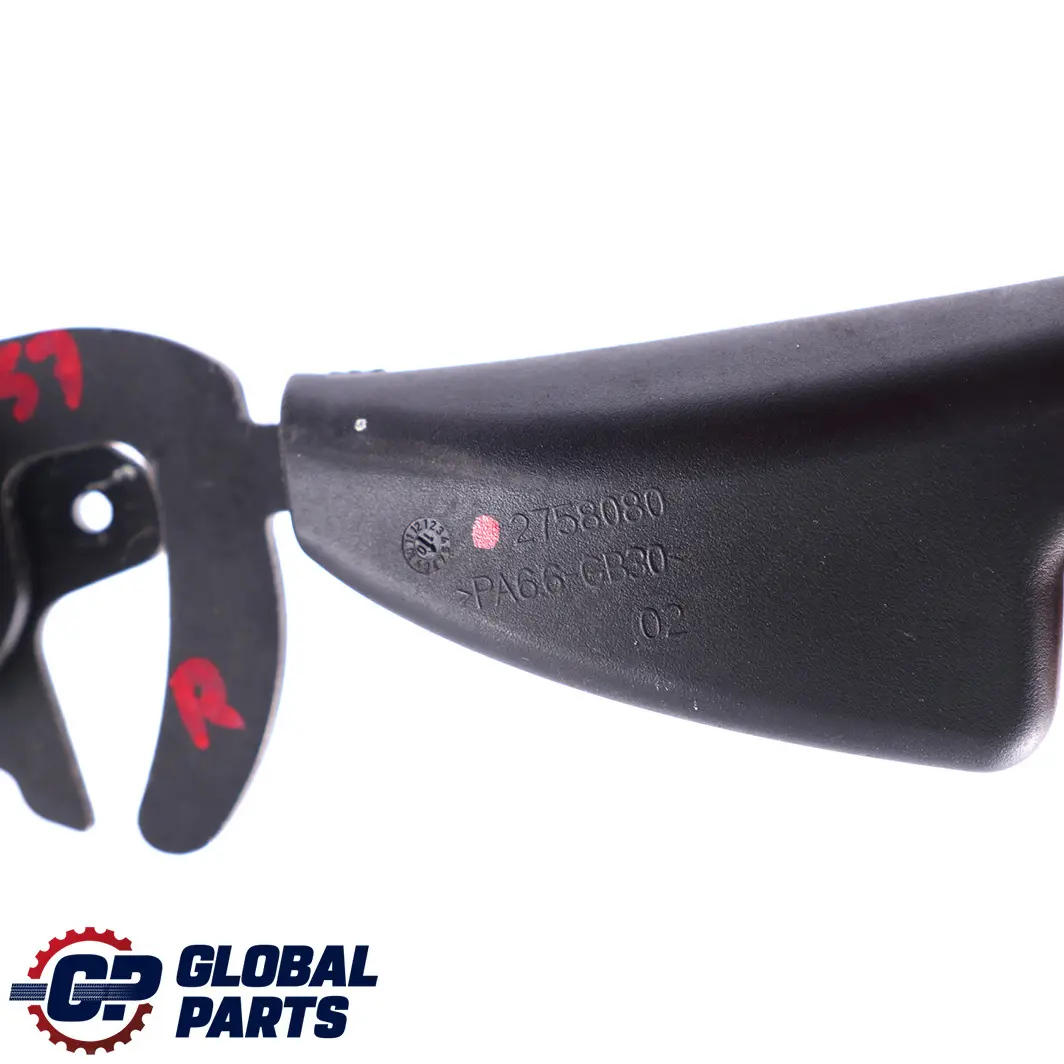 Folding Top Roof Lock Right O/S Handle Lever to Mini Cooper One R57 Cabrio with Part number 2758080 Mini Cooper One R57 Cabrio Folding Top Roof Lock Right O/S Handle Lever - SKU 2758080 - Part number 2758080