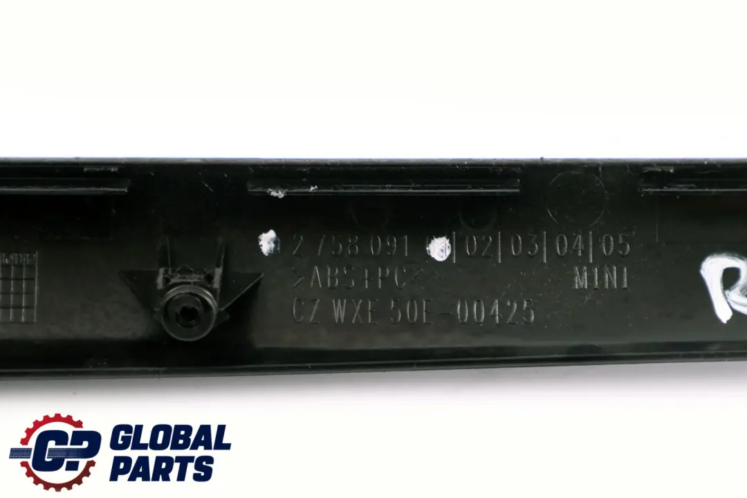 Verdeck Blende Oben Links Schwarz für BMW Mini Cabrio R57 mit Teilenummer 2758091 BMW Mini Cabrio R57 Verdeck Blende Oben Links Schwarz - SKU 2758091 - Teilenummer 2758091