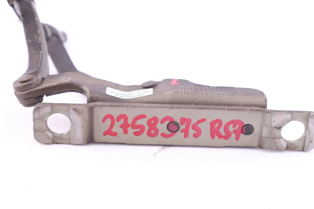 Zawias Klapy Bagażnika Lewy do MINI R57 Cabrio o numerze 2758375 MINI R57 Cabrio Zawias Klapy Bagażnika Lewy - SKU 2758375-BLK - Numer Części 2758375