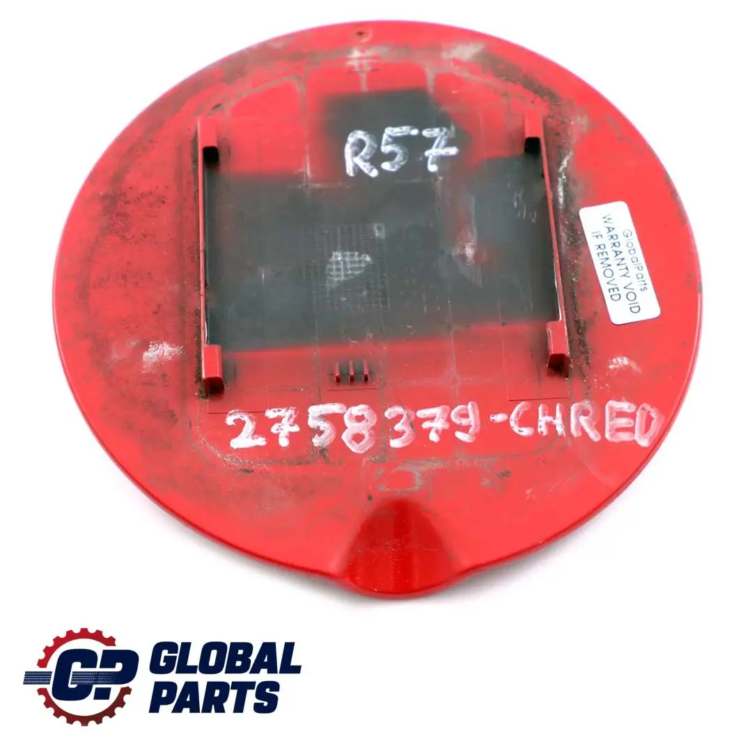 Mini Cooper R57 R58 R59 Filler In Flap Fuel Cap Cover Chili Red 851 7190622 - SKU 2758379-CHRED - Part number 2758379