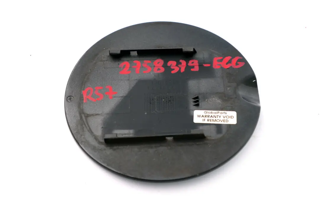 Filler In Flap Fuel Cap Cover Eclipse Grey 7190622 to Mini Cooper R57 R58 R59 with Part number 2758379 Mini Cooper R57 R58 R59 Filler In Flap Fuel Cap Cover Eclipse Grey 7190622 - SKU 2758379-ECG - Part number 2758379