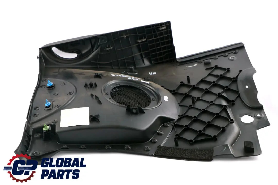 BMW MINI Cabrio 1 R57 Rear Lateral Trim Panel Left N/S Chrome Carbon Black - SKU 2758457-1 - Part number 2758457