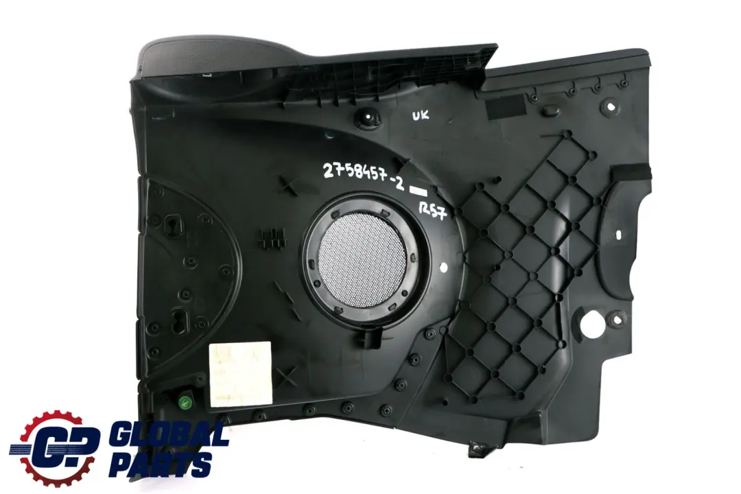 Mini Cabrio R57 Rear Lateral Trim Panel Left N/S Chrome Black - SKU 2758457-2 - Part number 2758457