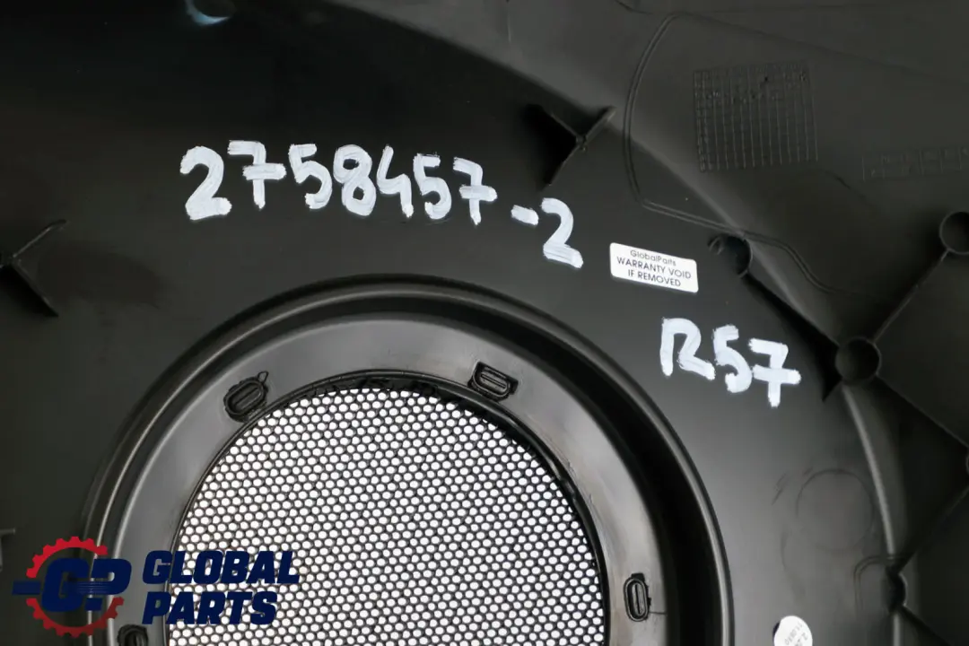 Pannello Di Rivestimento Laterale Posteriore Sinistro Cromo Nero per Mini Cabrio R57 con numero di parte 2758457 Mini Cabrio R57 Pannello Di Rivestimento Laterale Posteriore Sinistro Cromo Nero - SKU 2758457-2 - Numero di parte 2758457