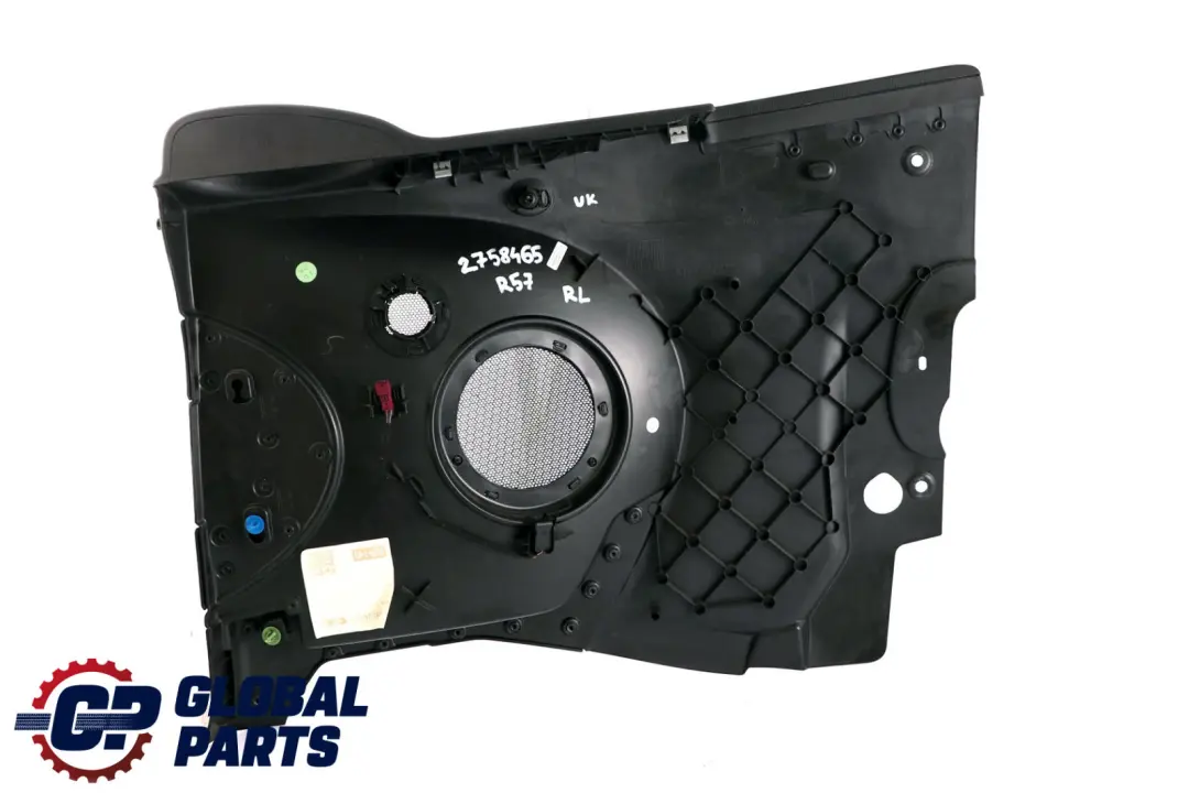 HiFi Rear Lateral Trim Panel Left N/S Chrome Black to Mini Cabrio R57 with Part number 2758465 Mini Cabrio R57 HiFi Rear Lateral Trim Panel Left N/S Chrome Black - SKU 2758465 - Part number 2758465
