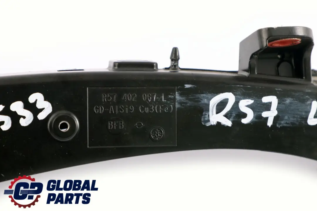 MINI Cooper R57 F57 Tapa Techo Corredizo Plegable Negro Izquierda - SKU 2758533 - Número de pieza 2758533