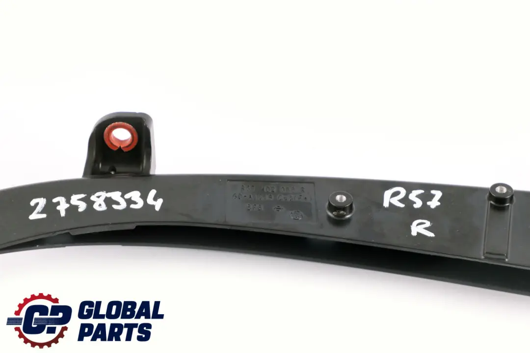 MINI Cooper R57 F57 Tapa Techo Corredizo Plegable Negro Derecha - SKU 2758534 - Número de pieza 2758534
