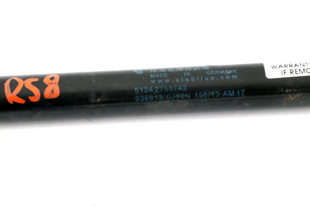 Ressort a gaz du couvercle du coffre et du hayon pour Mini Cooper Coupe R58 - à propos du numéro de pièce 2758742 Mini Cooper Coupe R58 - Ressort a gaz du couvercle du coffre et du hayon - SKU 2758742 - Numéro de pièce 2758742