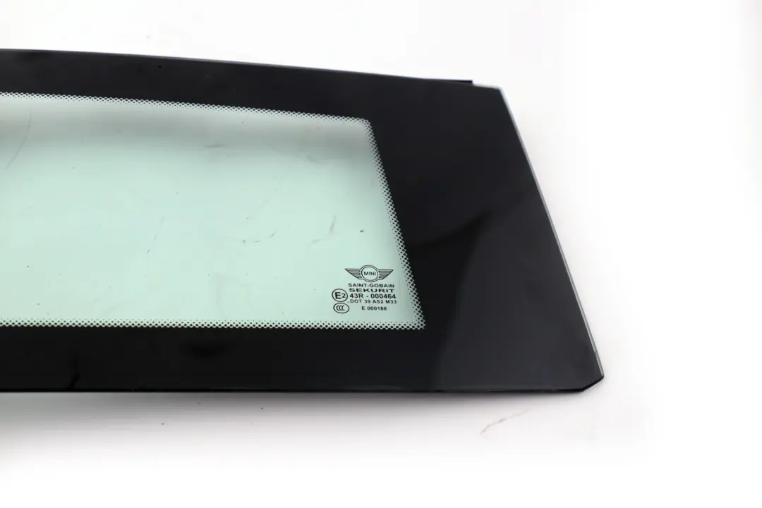 BMW Mini Cooper R58 Coupé Quarter Side Window Glass Green AS2 Rear Right O/S - SKU 2758802 - Part number 2758802
