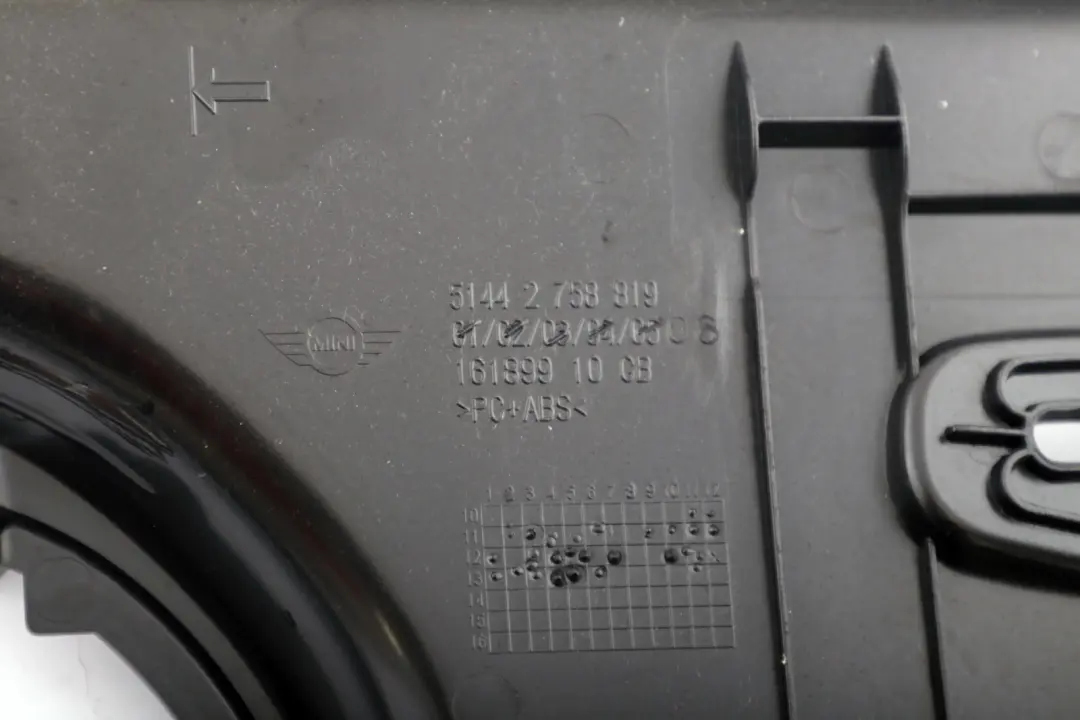 MINI R58 R59 Osłona obudowa wlotu powietrza - SKU 2758819 - Numer Części 2758819