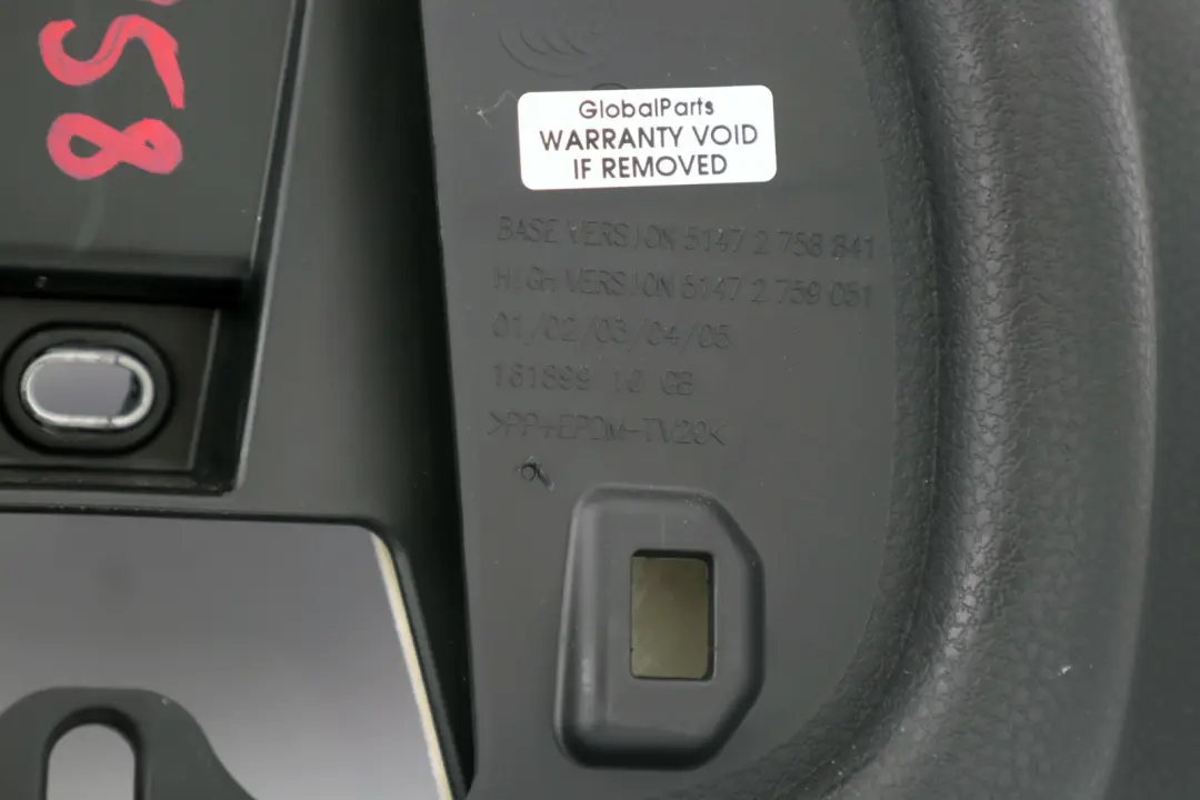 Mini R58 Coupé Garniture Supérieure D'Intérieur Coffre Pour Panneau Séparation - SKU 2758841 - Numéro de pièce 2758841
