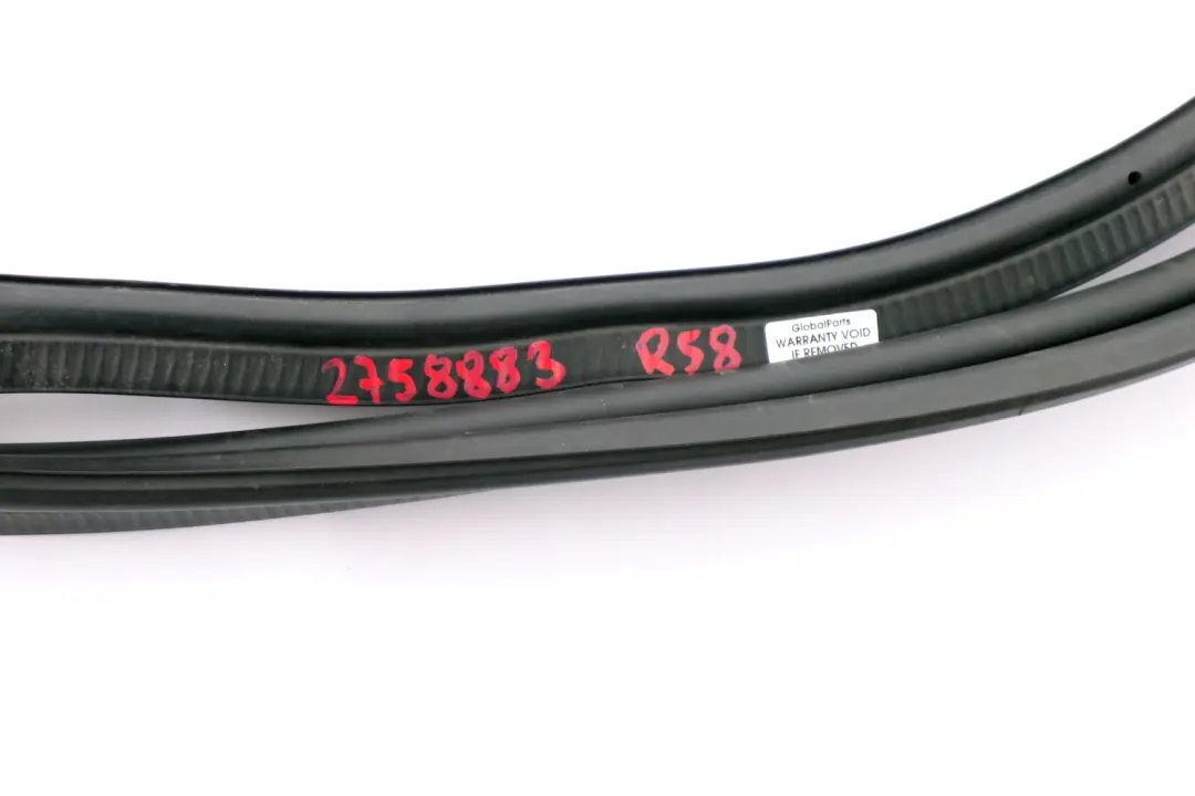 BMW Mini Cooper R58 Coupé Trunk Boot Lid Rubber Seal Gasket - SKU 2758883 - Part number 2758883