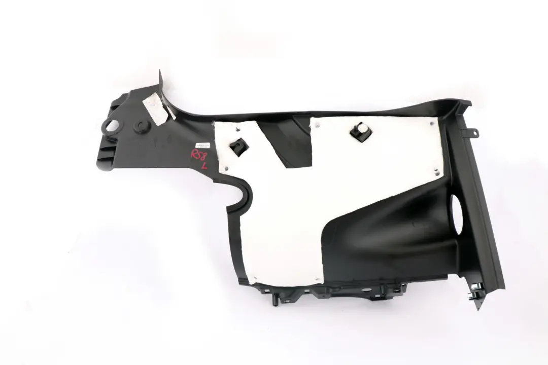 Coup? R58 Pannello Laterale Interno Posteriore Sinistro Nero per Mini con numero di parte 2758899 Mini Coup? R58 Pannello Laterale Interno Posteriore Sinistro Nero - SKU 2758899 - Numero di parte 2758899