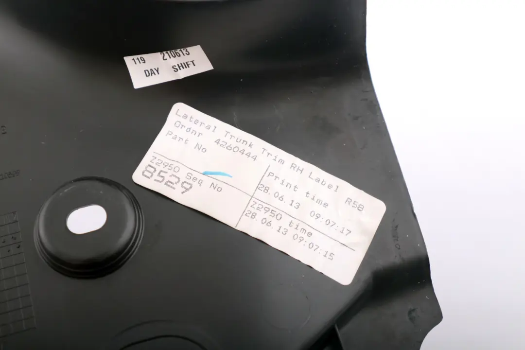  *BMW Mini Coupé R58 Seitenverkleidung Hinten Rechts Schwarz - SKU 2758900 - Teilenummer 2758900