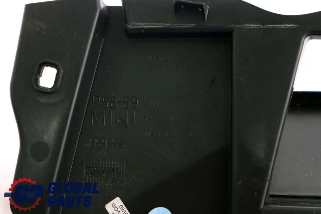 Apron Scuttle Panel Cover Trim Right O/S to Mini Cooper R58 R59 with Part number 2758914 Mini Cooper R58 R59 Apron Scuttle Panel Cover Trim Right O/S - SKU rhd-2758914 - Part number 2758914