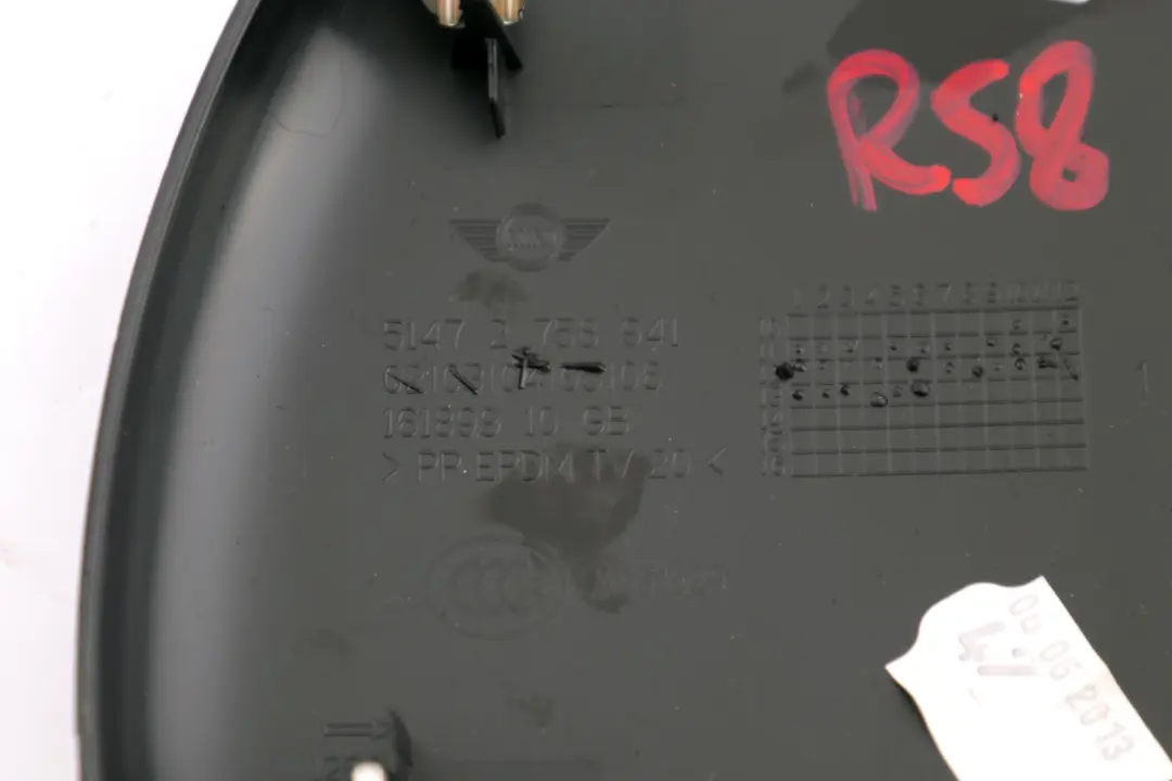 Coup? Embellecedor Pared Superior Maletero para Mini Cooper R58 con número de pieza 2758941 Mini Cooper R58 Coup? Embellecedor Pared Superior Maletero - SKU 2758941 - Número de pieza 2758941