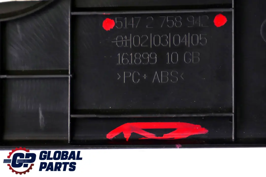 Trim Wall Top Partition Luggage to Mini Cooper R59 Roadster Cabrio with Part number 2758942 Mini Cooper R59 Roadster Cabrio Trim Wall Top Partition Luggage - SKU 2758942 - Part number 2758942