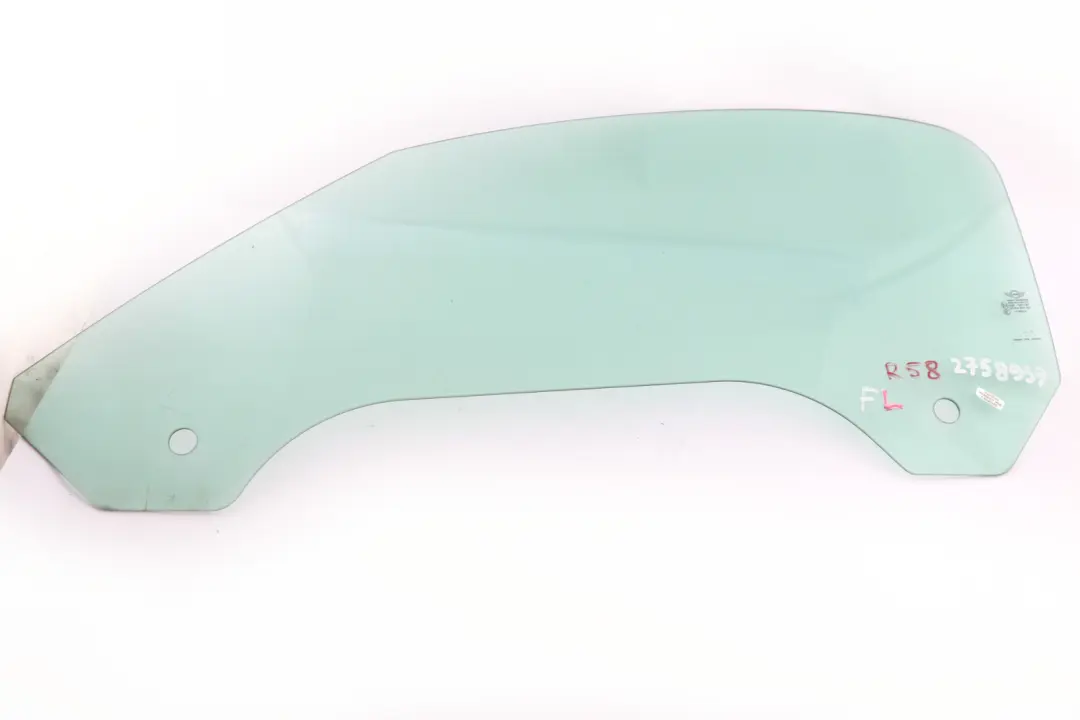 Delantero Izquierdo Ventana Puerta Vidrio AS2 para Mini Cooper R58 Coupe con número de pieza 2758957 Mini Cooper R58 Coupe Delantero Izquierdo Ventana Puerta Vidrio AS2 - SKU 2758957 - Número de pieza 2758957