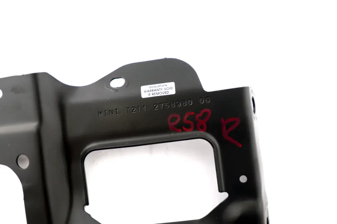 Bracket Safety Belt Front Right O/S to BMW Mini Cooper R58 R59 with Part number 2758980 BMW Mini Cooper R58 R59 Bracket Safety Belt Front Right O/S - SKU 2758980 - Part number 2758980