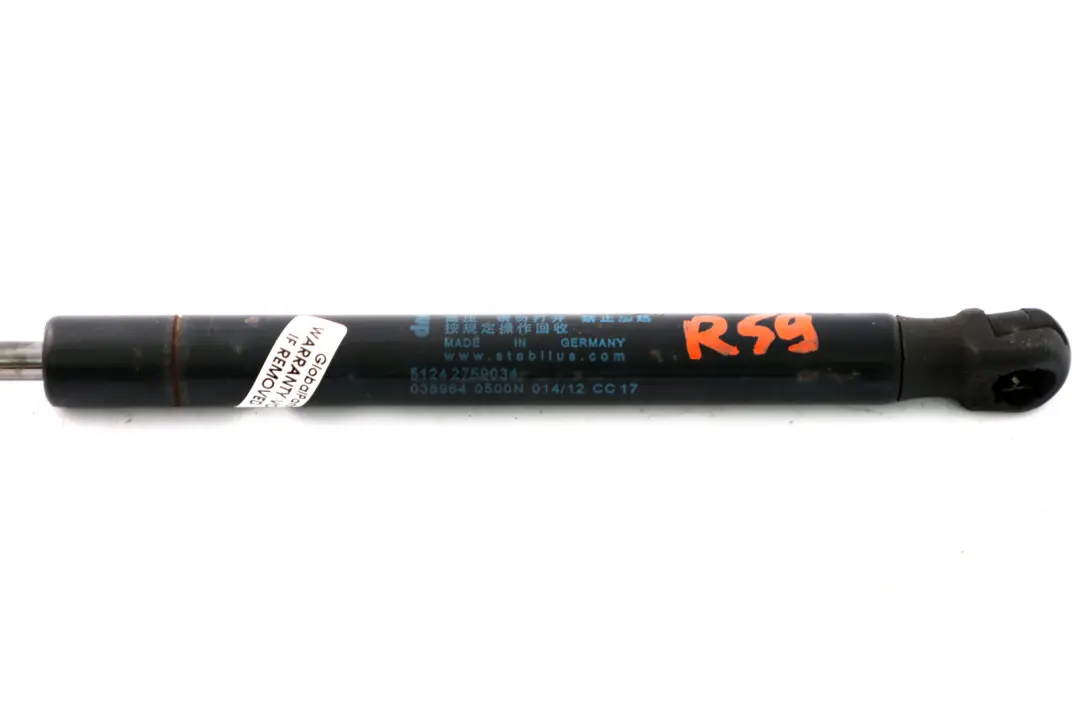 BMW MINI Roadster R59 Gasfeder Heckklappe Rechts Links - SKU 2759034 - Teilenummer 2759034